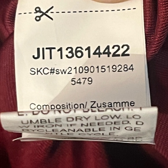 NWT Shein Lux Deep Plunge Velvet Midi Dress Burgundy Red Sz XL Women - Picture 9 of 11